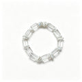 Baroque Pearl & Cut Crystal Stretch Bracelet