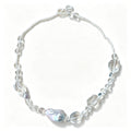 Baroque Pearl & Clear Crystal Glass Necklace
