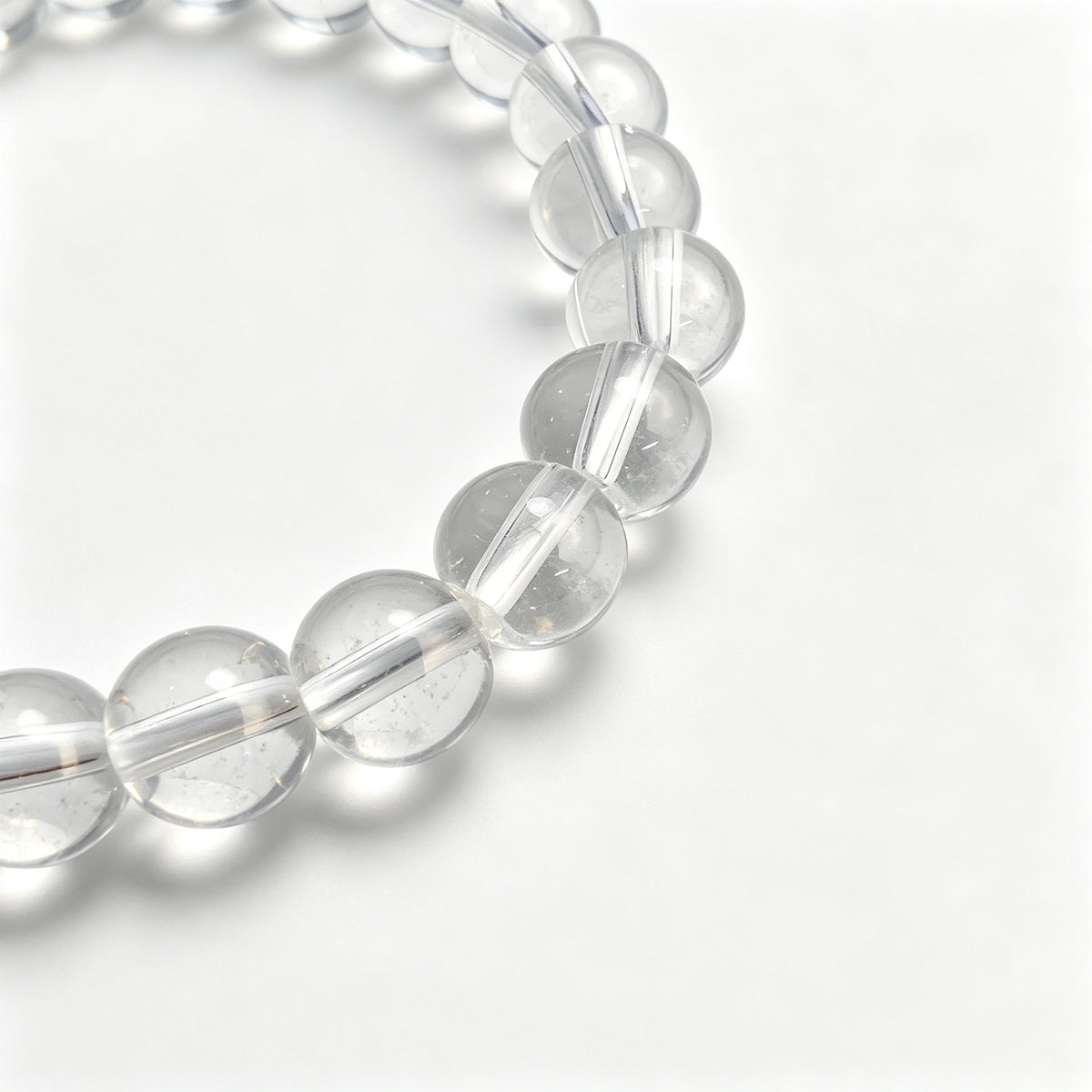Clear Quartz Stretch Bracelet (8mm)