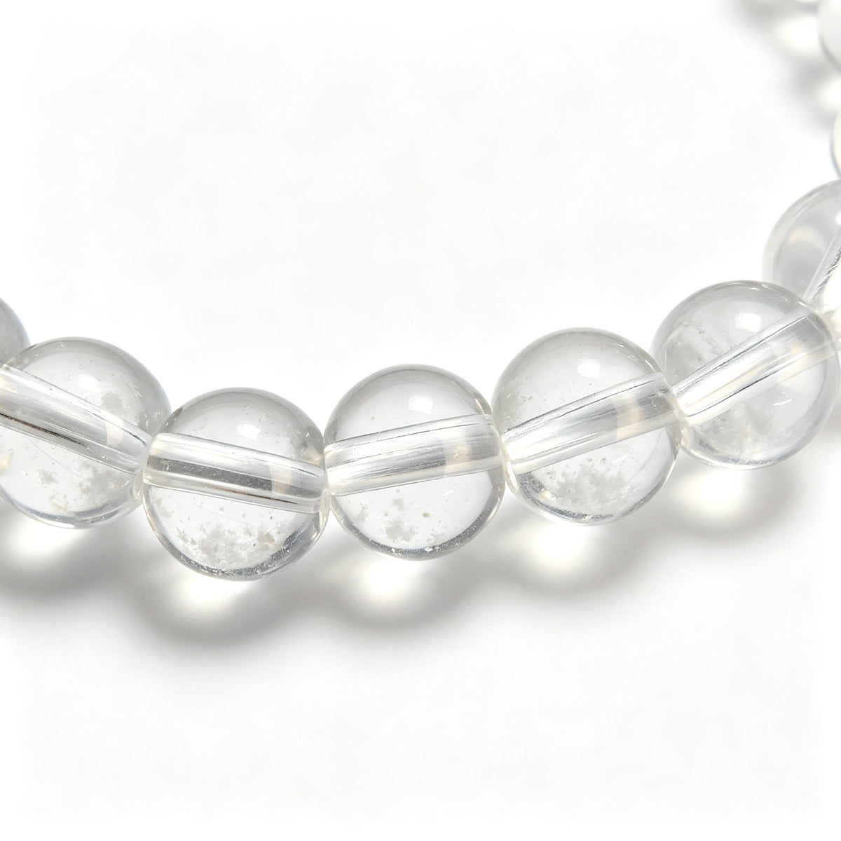 Clear Quartz Stretch Bracelet (8mm)
