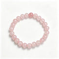 Rose Quartz Crystal Stretch Bracelet (8mm)