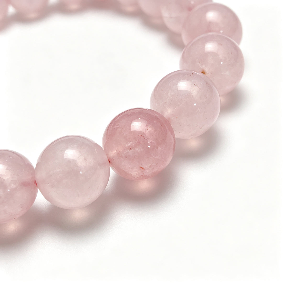 Rose Quartz Crystal Stretch Bracelet (8mm)