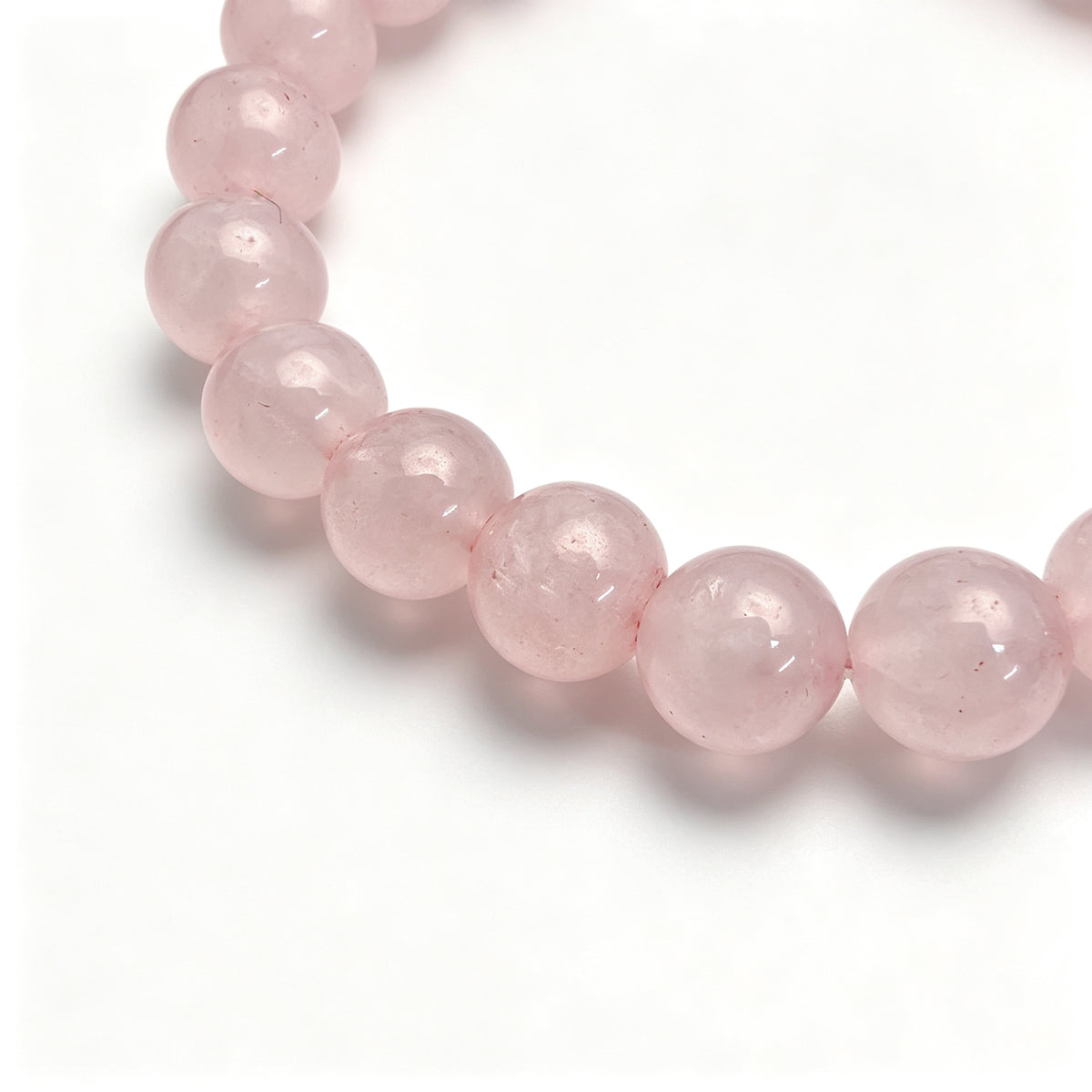 Rose Quartz Crystal Stretch Bracelet (8mm)