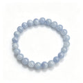 Sea Blue Crystal Stretch Bracelet (8mm)