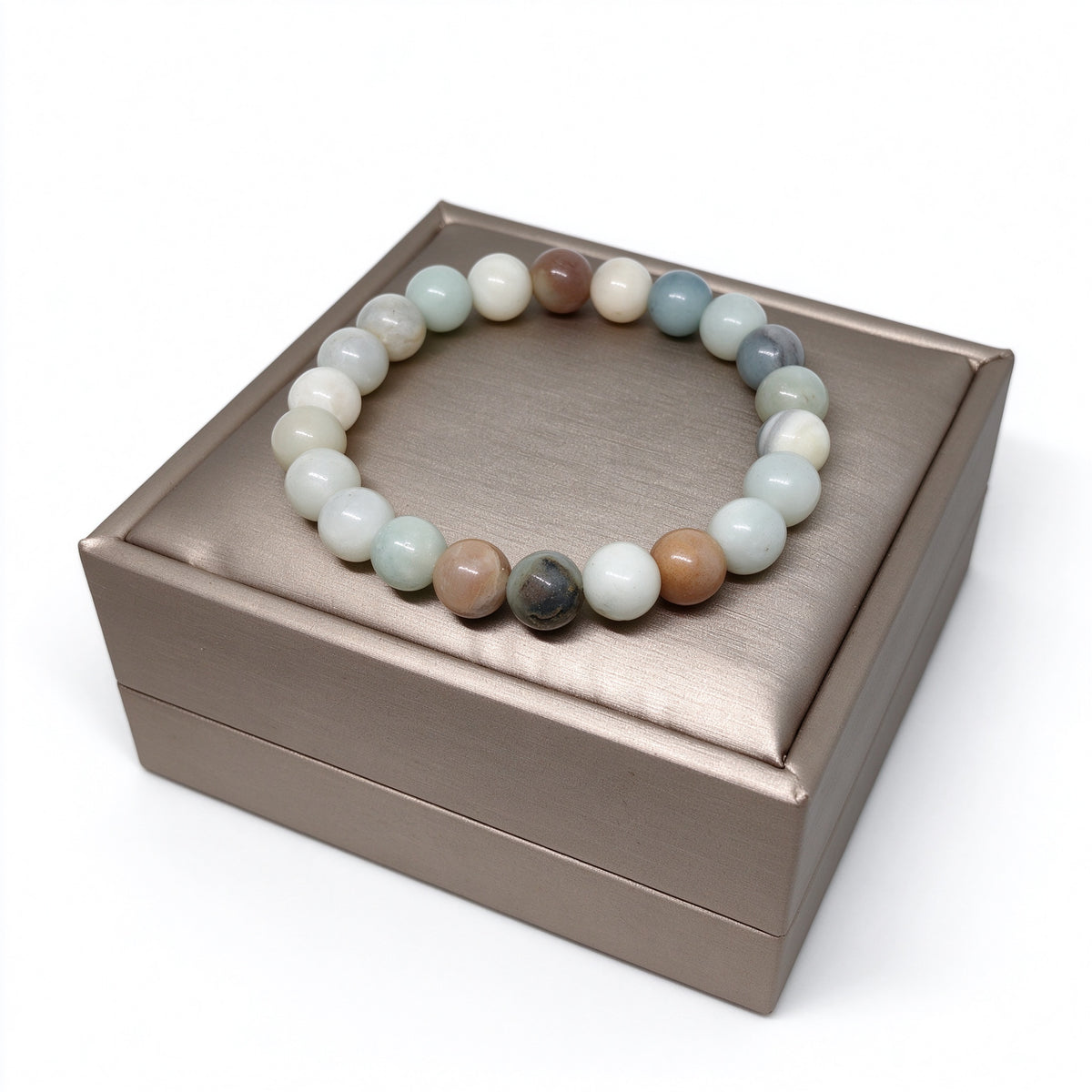 Amazonite Mixed Stone Stretch Bracelet (8mm)