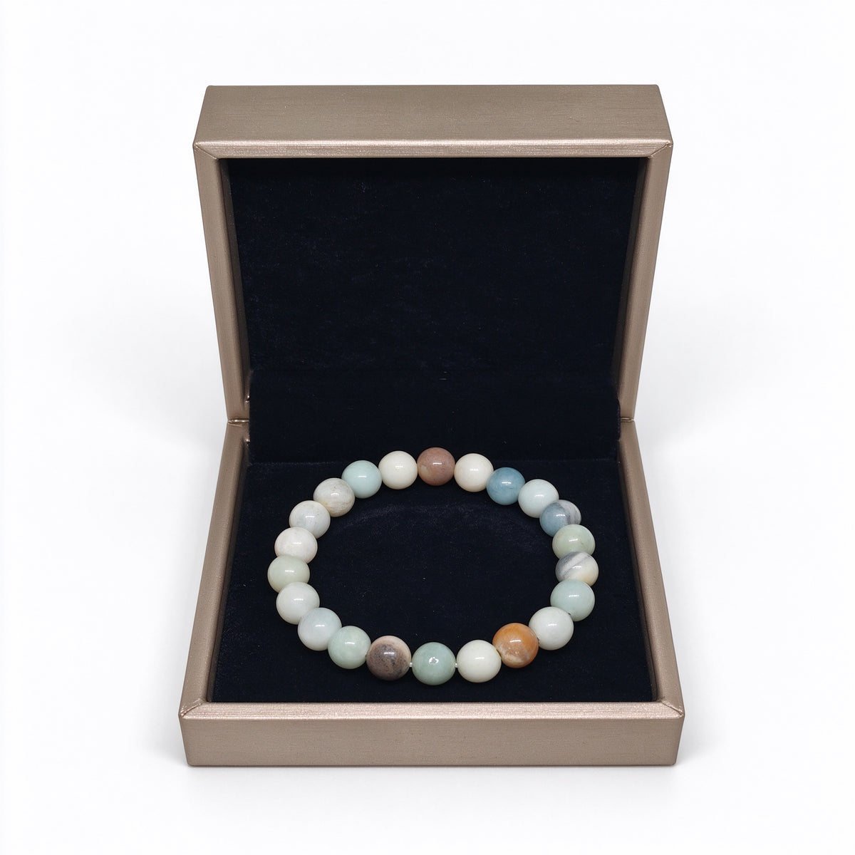 Amazonite Mixed Stone Stretch Bracelet (8mm)