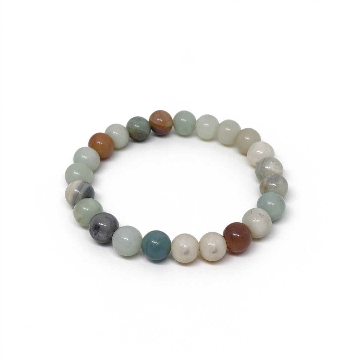 Amazonite Mixed Stone Stretch Bracelet (8mm)