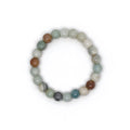 Amazonite Mixed Stone Stretch Bracelet (8mm)