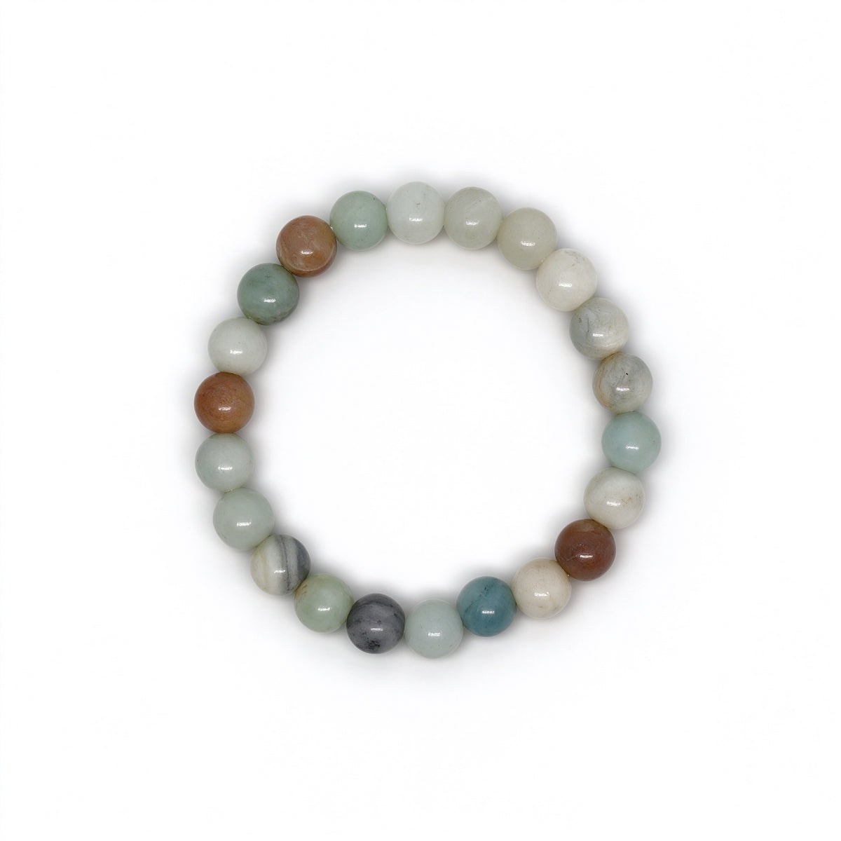 Amazonite Mixed Stone Stretch Bracelet (8mm)