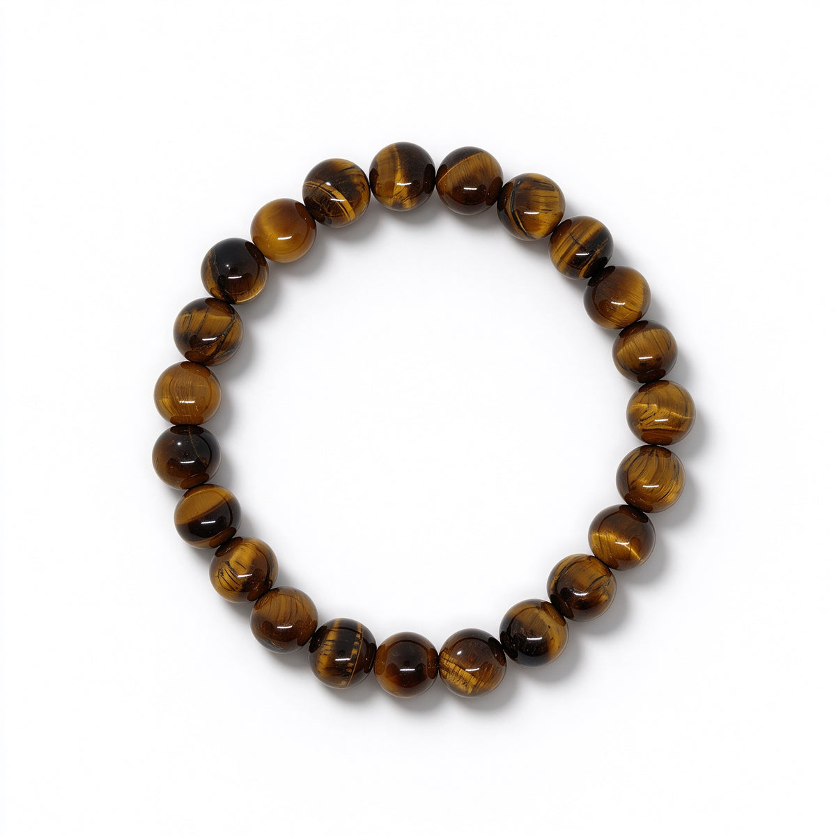 Natural Yellow Tiger's Eye Bracelet on Gift Box