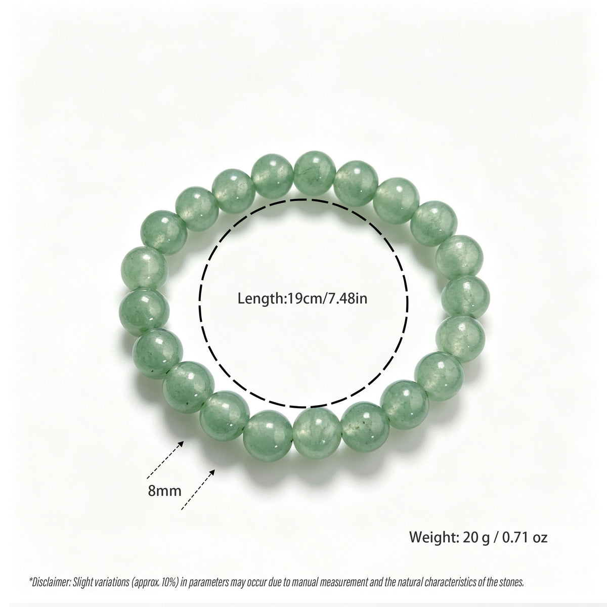Green Aventurine Stretch Bracelet (8mm)